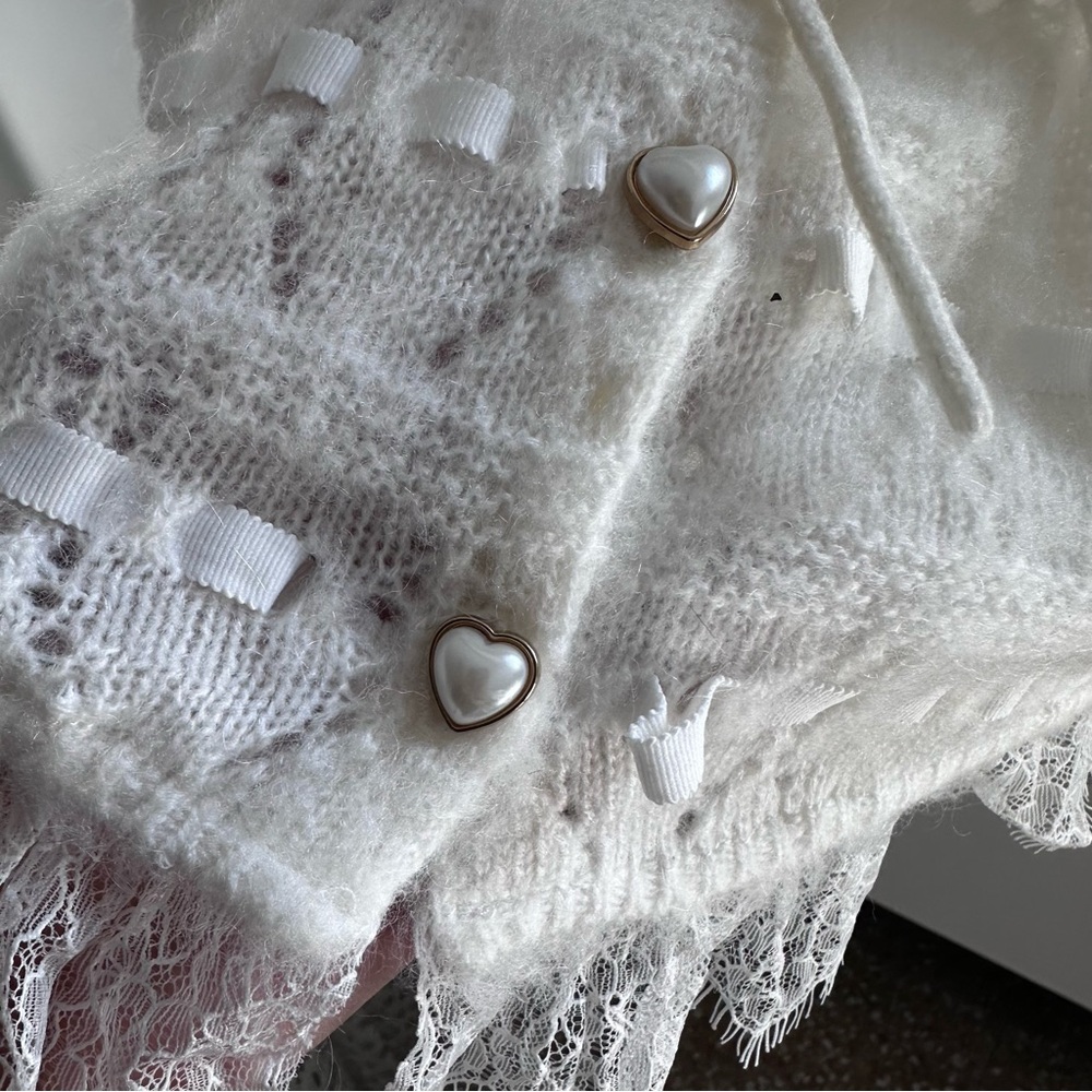 NEW Jayla Pointelle Cardigan | For Love and Lemons - Picture 4 of 7